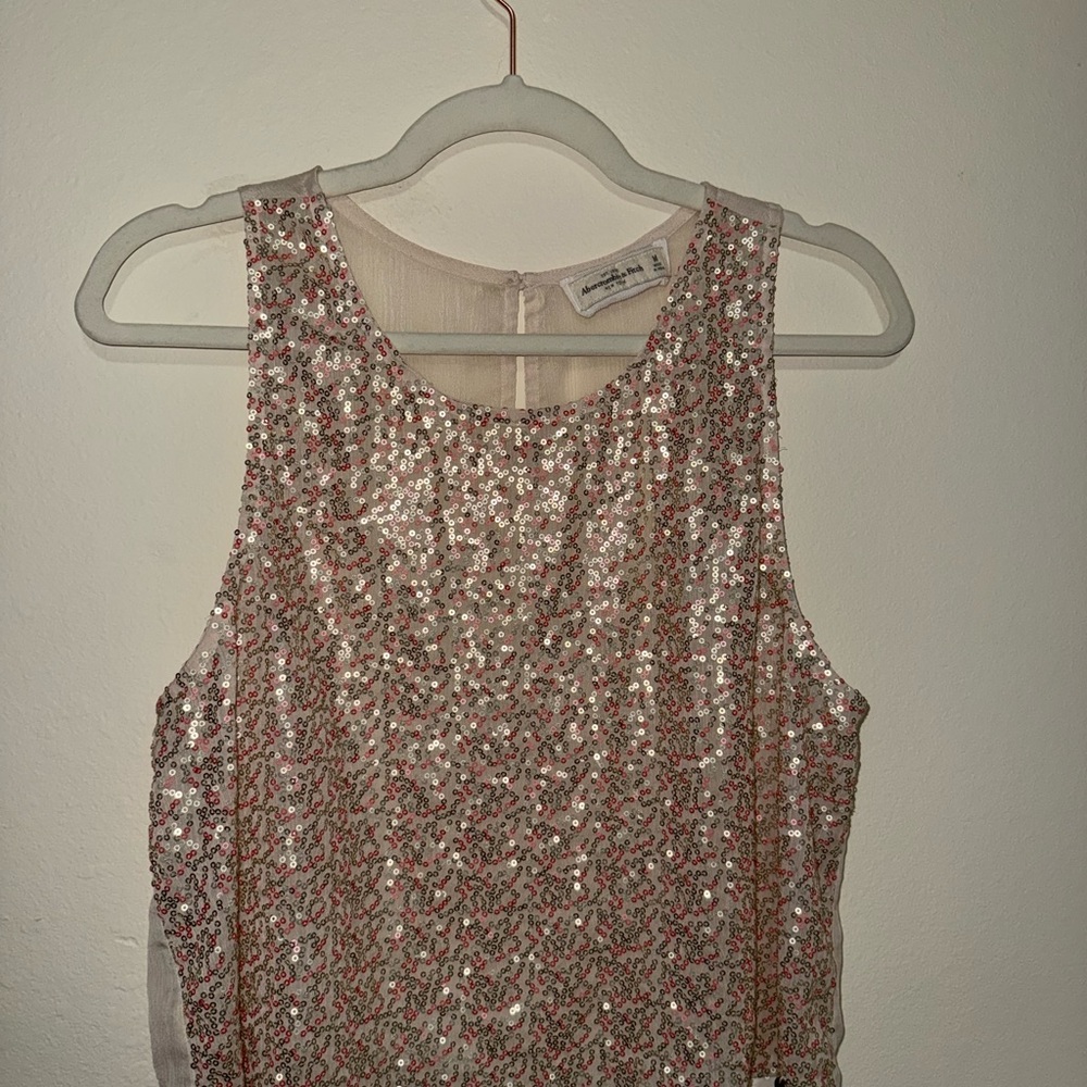 Sequin Sleeveless Top
